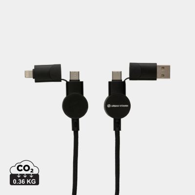 Oakland RCS 6-u-1 kabel za brzo punjenje od 45 W od reciklirane plastike