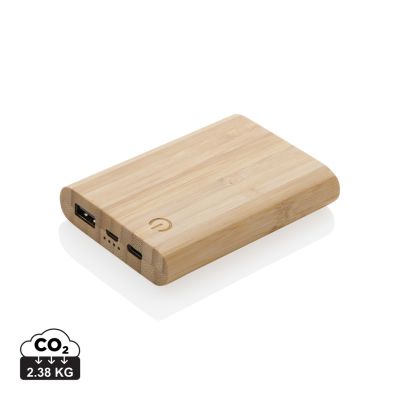 Powerbank od bambusa od 5.000 mAh