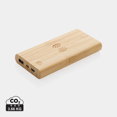 Bežični powerbank od bambusa od 5W