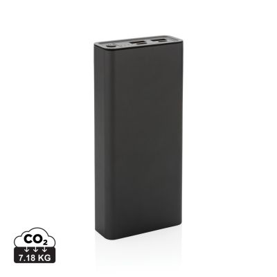 Terra RCS reciklirani 20W aluminijski powerbank 20.000 mAh