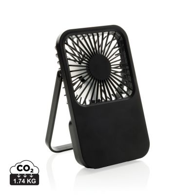 Aervina RCS recycled plastic re-chargeable desk fan