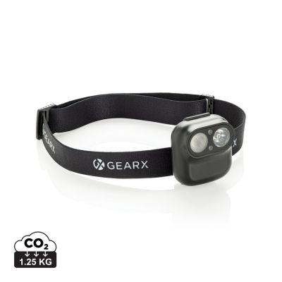 Gear X RCS rPlastic head torch with motion sensor