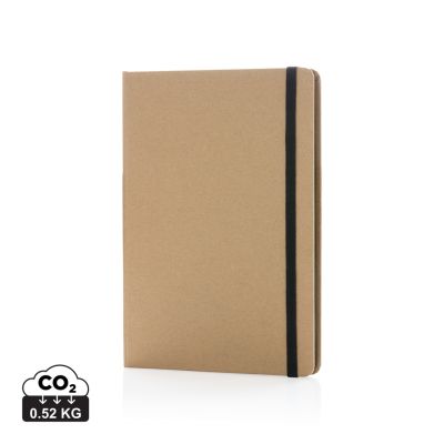 Notes s kraft koricama od recikliranog papira i elastikom