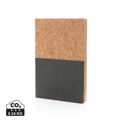 A5 notes s koricama od prirodnog pluta i kraft papira