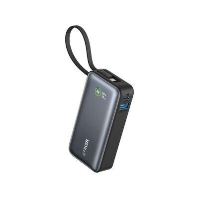 Anker Nano Power Bank 30W, Built-In USB-C Cable