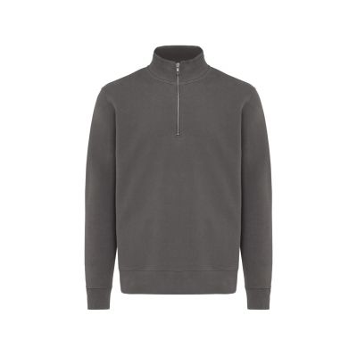 IQONIQ Elgon recycled cotton quarter zip sweater