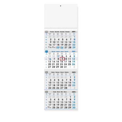 Poslovni kalendar četverodjelni